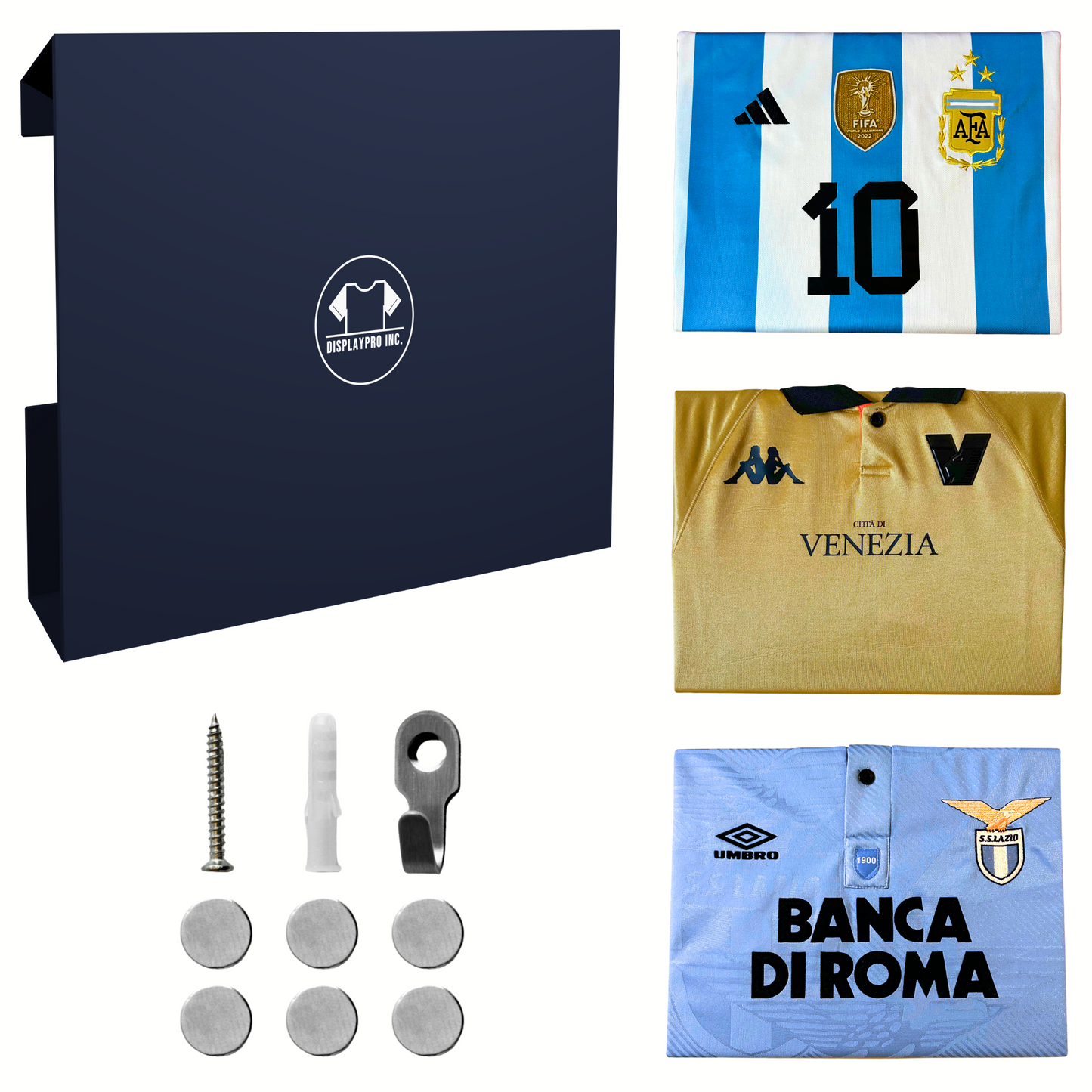 Petit cadre d'affichage de maillot de football